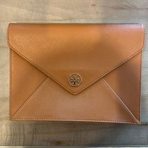 Tory Burch leather clutch